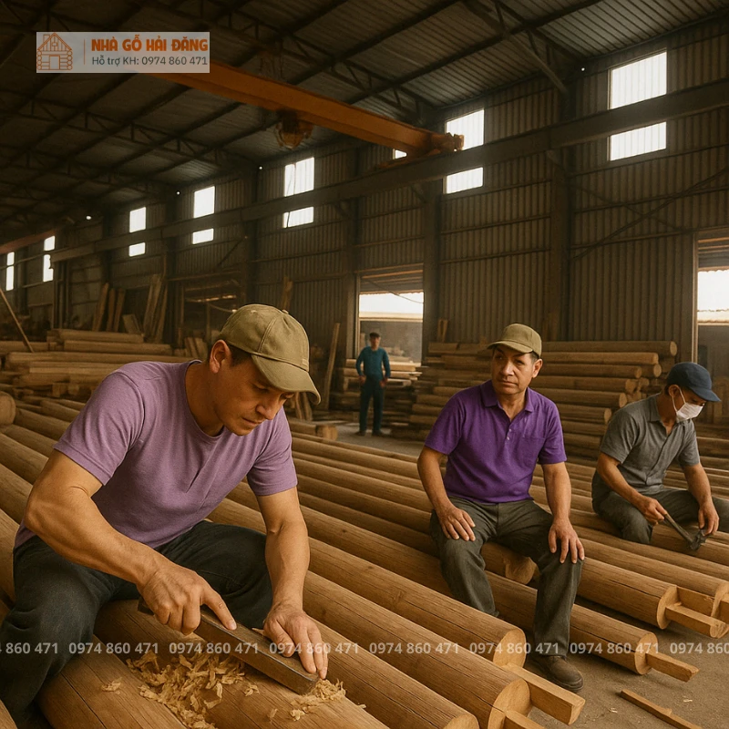 Kinh nghiệm chọn đơn vị thi công nhà gỗ cổ truyền uy tín và chuyên nghiệp