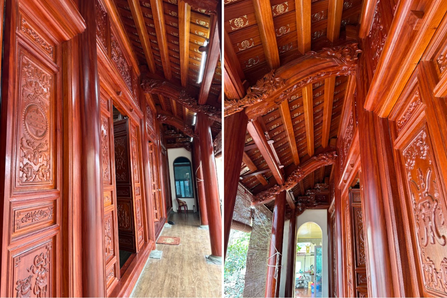 Nhà gỗ 5 gian truyền thống